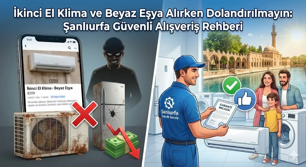 İkinci El Klima ve Beyaz Eşya Alırken Dolandırılmayın: Şanlıurfa Güvenli Alışveriş Rehberi
