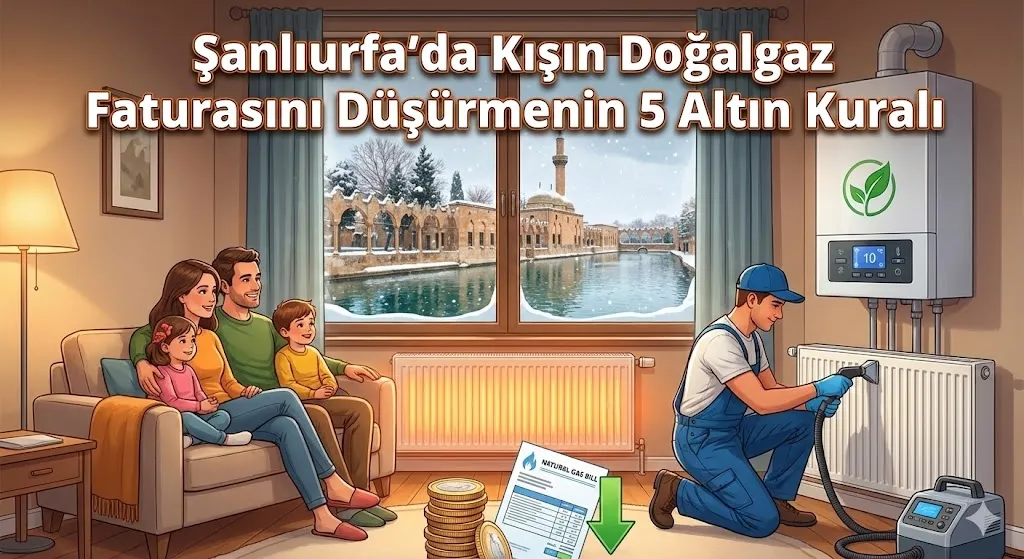 Şanlıurfa'da Kışın Doğalgaz Faturasını Düşürmenin 5 Altın Kuralı: Kombi ve Petek Sırları